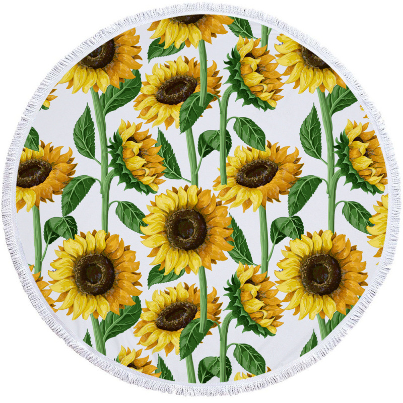 Love is Love Round Beach Towel, Custom Rainbow Microfiber Beach Towels#