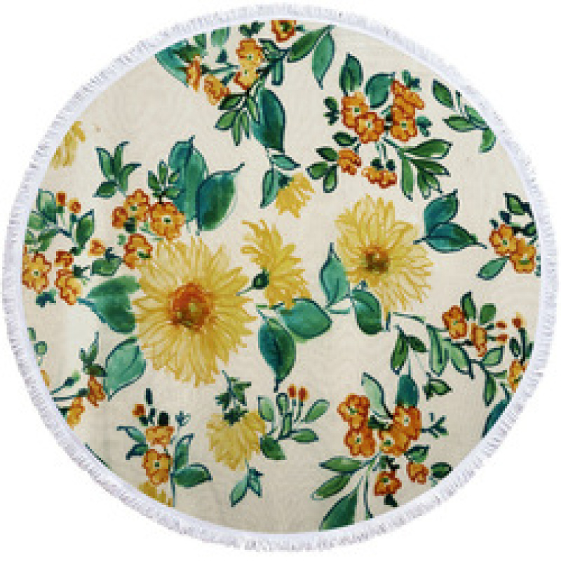 Love is Love Round Beach Towel, Custom Rainbow Microfiber Beach Towels#