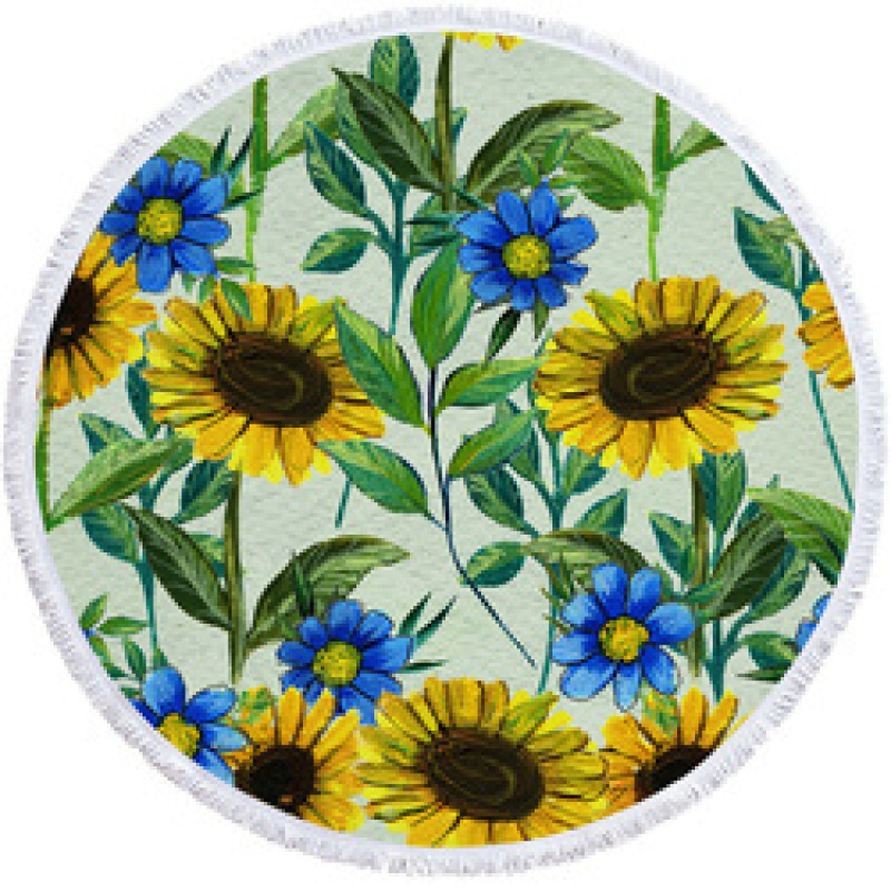 Love is Love Round Beach Towel, Custom Rainbow Microfiber Beach Towels#