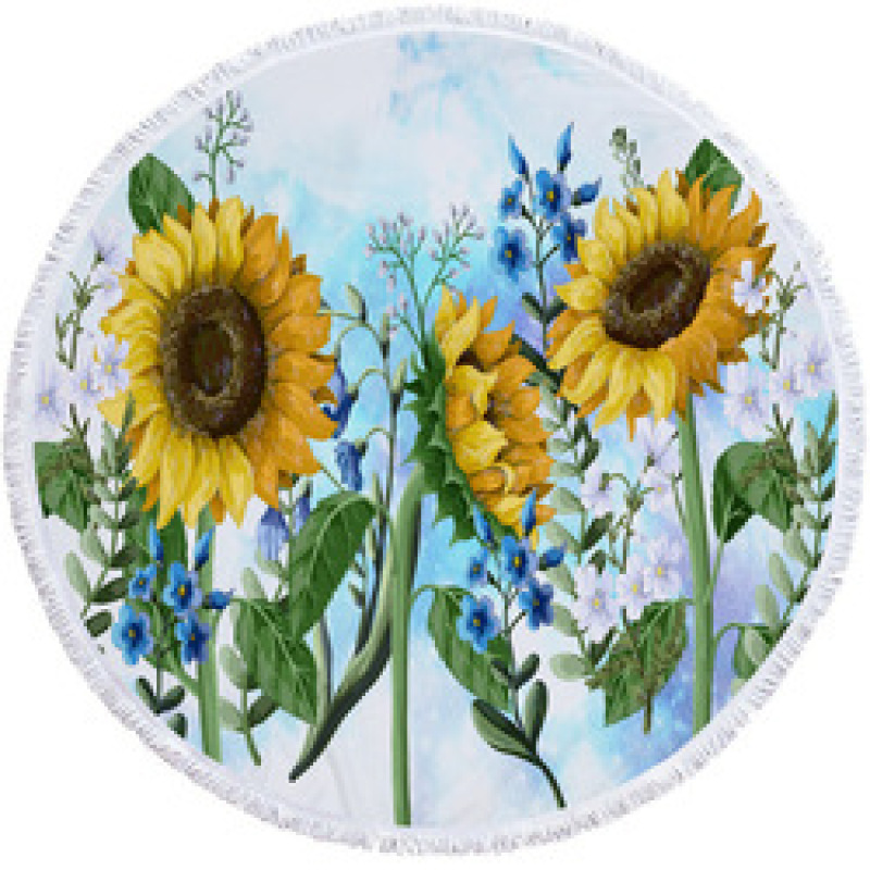 Love is Love Round Beach Towel, Custom Rainbow Microfiber Beach Towels#