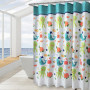 Magnetic Shower Curtain Turtle And Fish Thick Waterproof And Mildewproof, Bathroom Polyester Shower Curtain Childlike/