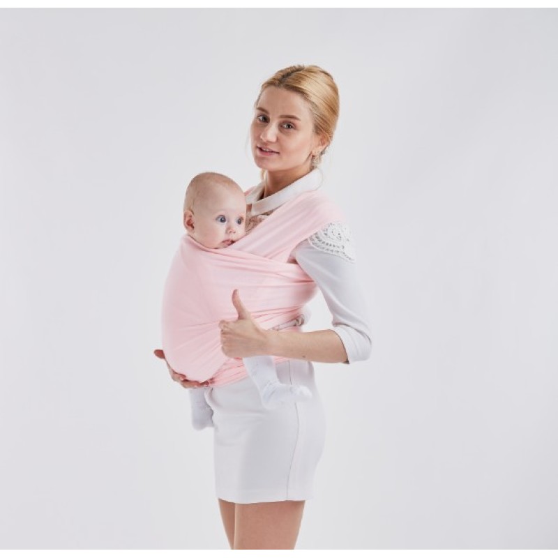 newborns easy swing one shoulder simple swaddle hand fashionable organic wearing cotton sling baby wrap carrier