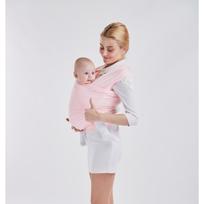 newborns easy swing one shoulder simple swaddle hand fashionable organic wearing cotton sling baby wrap carrier