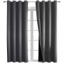 Supplier recommendation dark grey sun protection blackout ruffle curtains embalaje curtain blackout Window Curtains LIVE ROOM