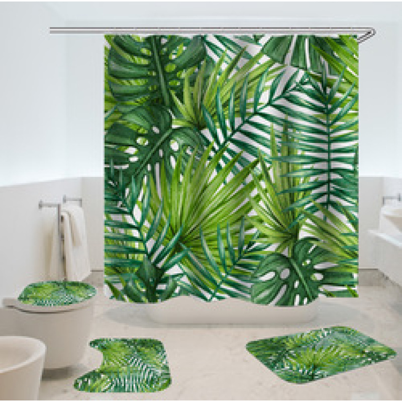 Drop shipping Custom Printed  Design Polyester shower curtain,Amazon Top Seller 2021 3D Custom Print Waterproof shower curtain
