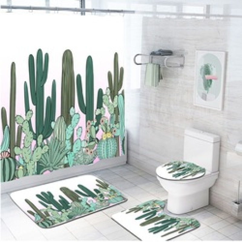 Drop shipping Custom Printed  Design Polyester shower curtain,Amazon Top Seller 2021 3D Custom Print Waterproof shower curtain