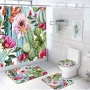 Drop shipping Custom Printed  Design Polyester shower curtain,Amazon Top Seller 2021 3D Custom Print Waterproof shower curtain