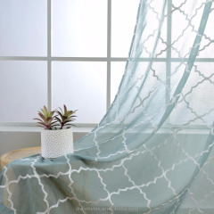wholesale new product sheer curtain latest designs crystal lace curtain