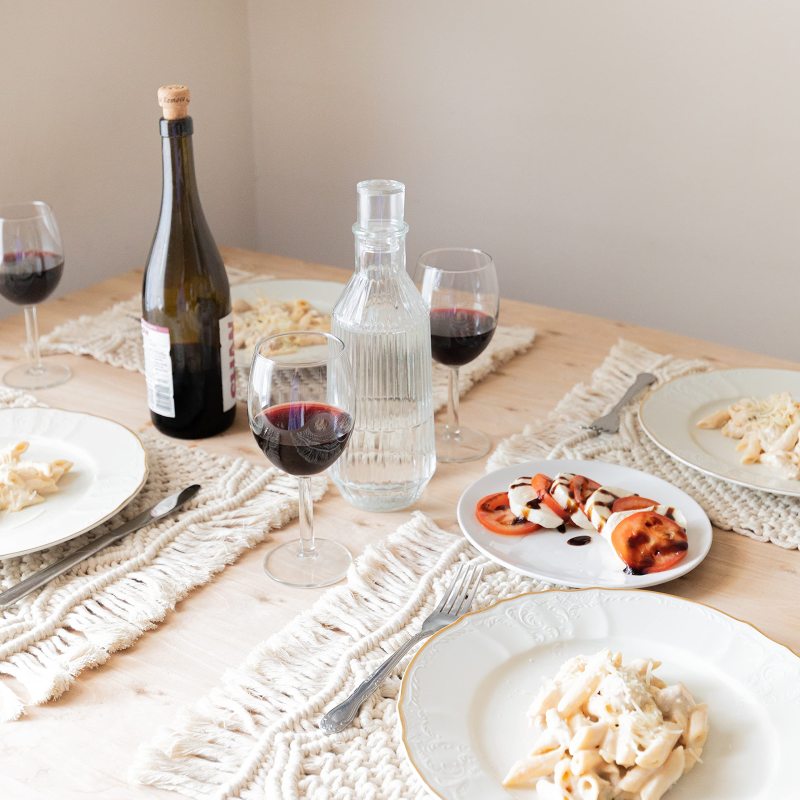 Handmade Cotton Macrame Placemats Set of 4, Woven Boho Placemats,  Modern Farmhouse Fringe Placemats for Dining Table Kitchen#
