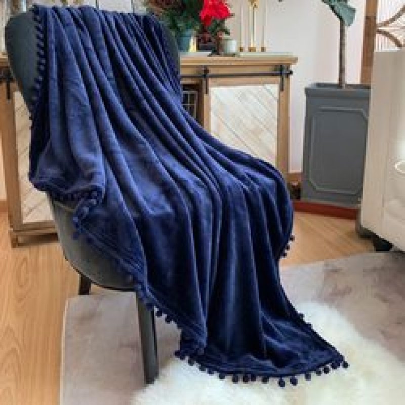 Wholesale customization Solid Blankets for Beds Soft Sherpa Blanket ,Flannel Warm Blanket On The Sofa Fleece Blanket#