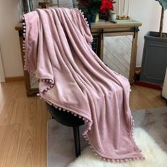 Wholesale customization Solid Blankets for Beds Soft Sherpa Blanket ,Flannel Warm Blanket On The Sofa Fleece Blanket#