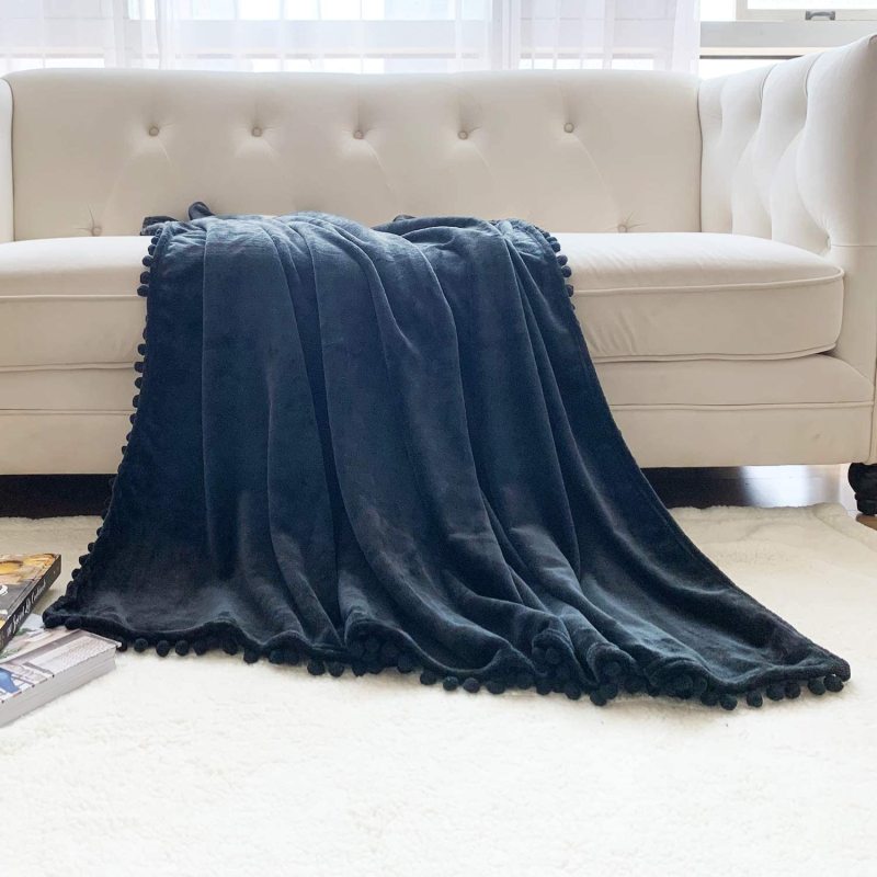 Wholesale customization Solid Blankets for Beds Soft Sherpa Blanket ,Flannel Warm Blanket On The Sofa Fleece Blanket#