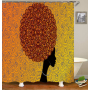New Design Shower Curtain, Black Woman Bath Curtain/
