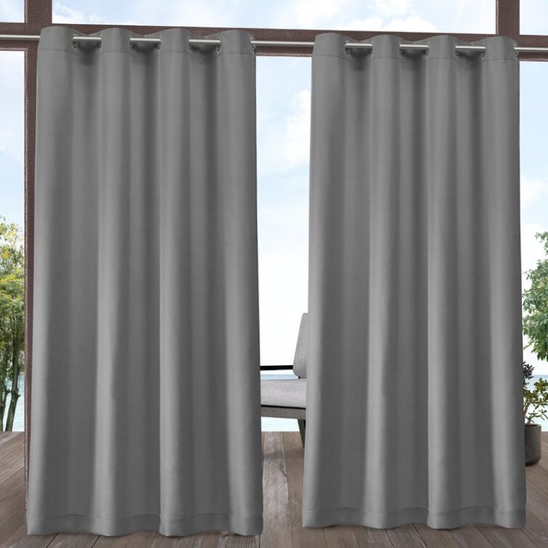 Block out the sun top and bottom curtains outdoors, cool in the summer pergola outdoor blackout curtain *