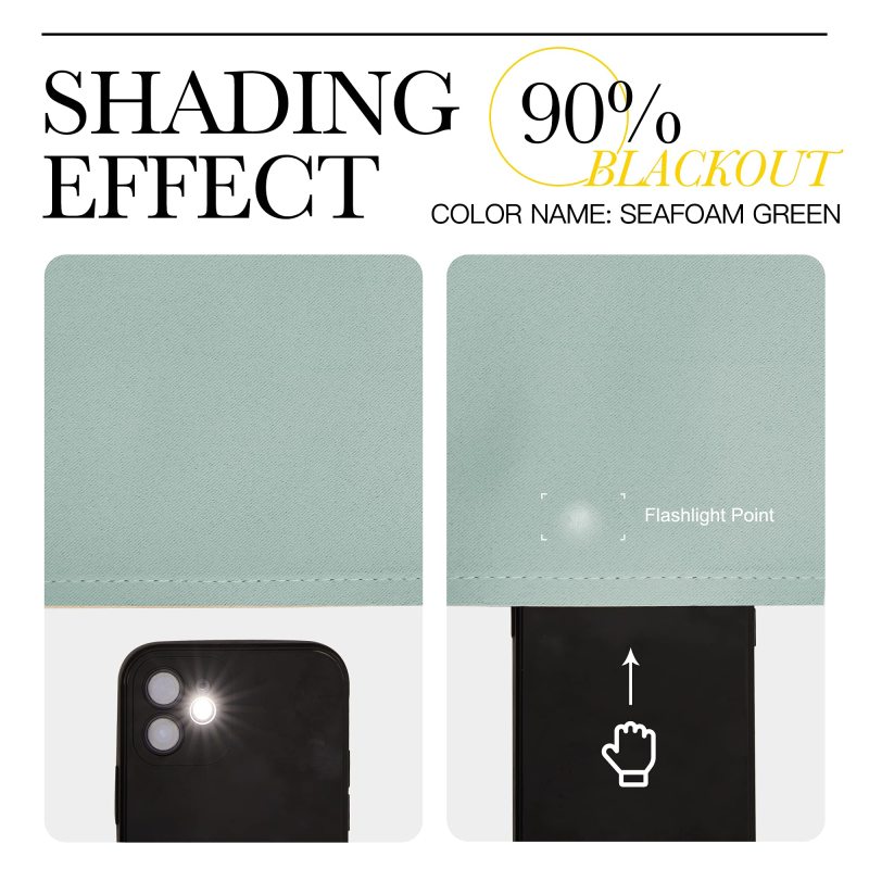 Geometry blackout curtain Solid color Professional vine blackout curtains for home use farmhouse blackout curtain windows