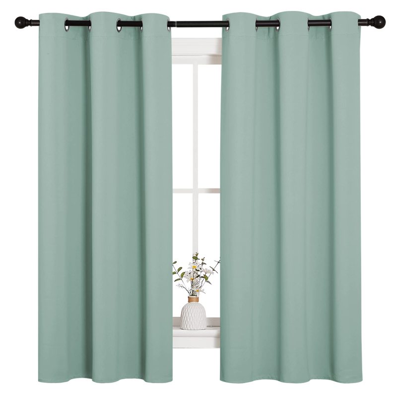 Geometry blackout curtain Solid color Professional vine blackout curtains for home use farmhouse blackout curtain windows