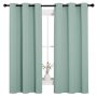 Geometry blackout curtain Solid color Professional vine blackout curtains for home use farmhouse blackout curtain windows