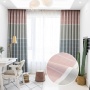 2019 high quality latest fashion designs ready made homes 100%polyester jacquard curtain fabric/