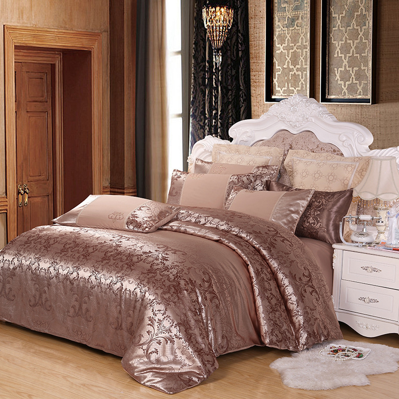 Ensemble de literie de luxe en gros, Ensembles de literie de mariage de luxe en stock Queen Comforter@
