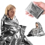 Folding Emergency Blanket Silver Emergency Survival Rescue Shelter Outdoor Camping Keep Warm Blankets