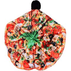 Pizza Bed Blanket, Food Blanket and Throws for Adult 71 inch, Soft and Comfy Fleece Towel Blanket Round for Sofa Bed