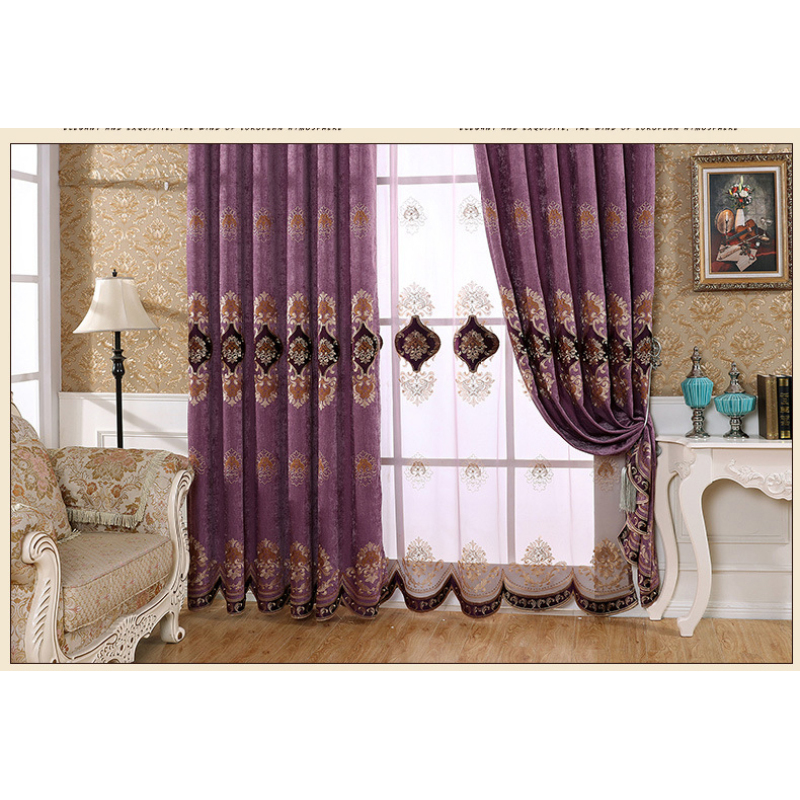 Embroidered Turkish Curtains Embroidery / Best Selling Products Cotton Blackout Living Room Flat Window Hotel Office Hospital