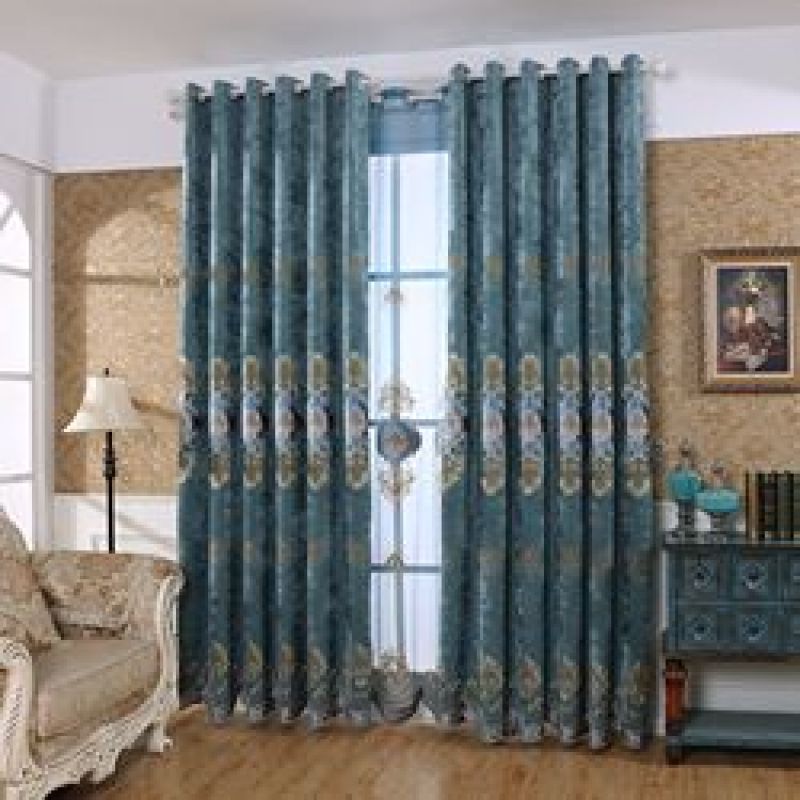 Embroidered Turkish Curtains Embroidery / Best Selling Products Cotton Blackout Living Room Flat Window Hotel Office Hospital