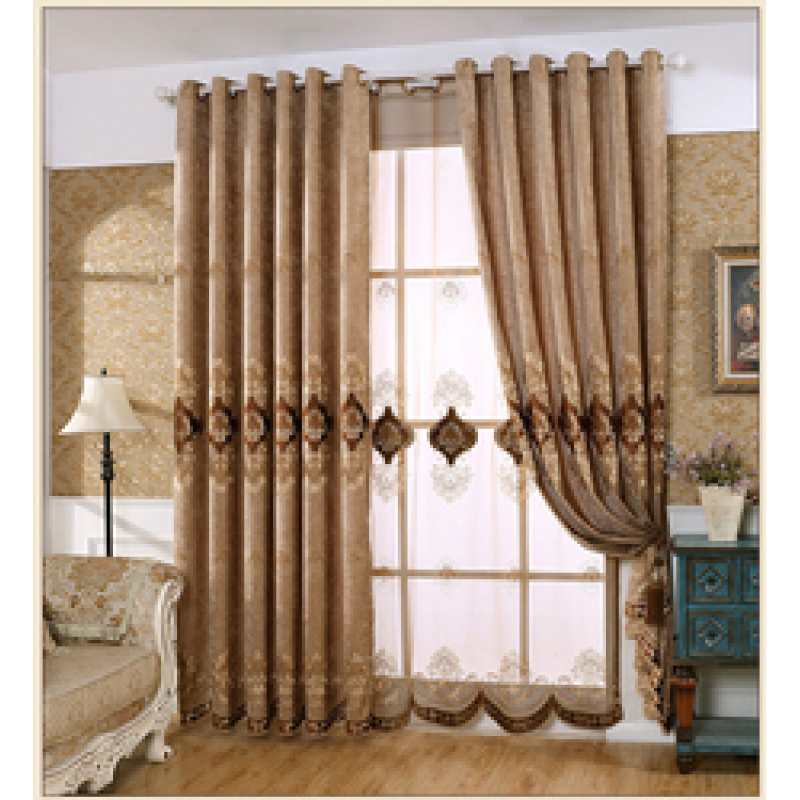 Embroidered Turkish Curtains Embroidery / Best Selling Products Cotton Blackout Living Room Flat Window Hotel Office Hospital
