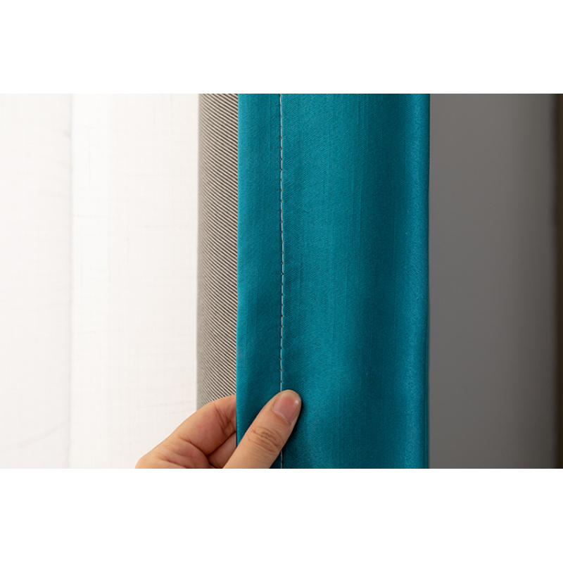 Spot wholesale Customized Jacquard Modern Blackout Window Curtain for Living Room Shading Curtain#