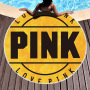 2022 High End Large Round Beach Towel, Custom Microfiber Beach Towels with Tassel#