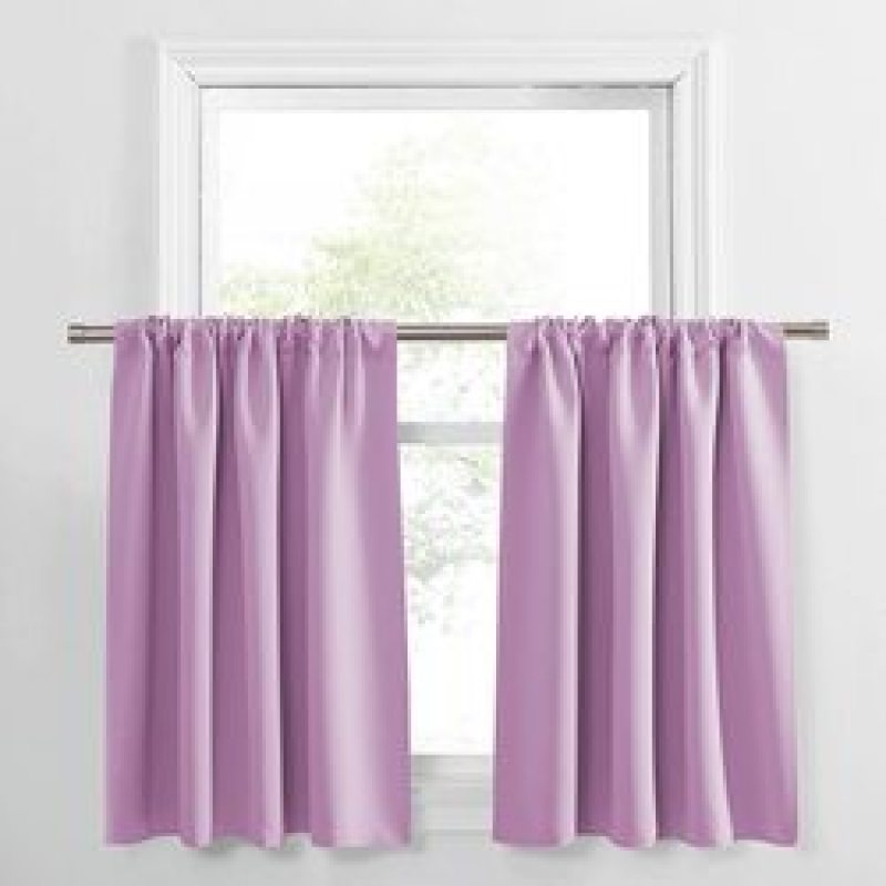 Wholesale Cheap 3 Pieces Set Geometric navy blue  Kitchen Curtain Polyester Rod Pocket Curtain With Valance Designs