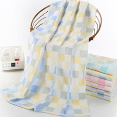 Soft Skin-friendly 100% Cotton Baby Shower Towel, Newborn Baby Safe Muslin Washcloths For Shower Gifts#
