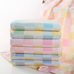 Soft Skin-friendly 100% Cotton Baby Shower Towel, Newborn Baby Safe Muslin Washcloths For Shower Gifts#