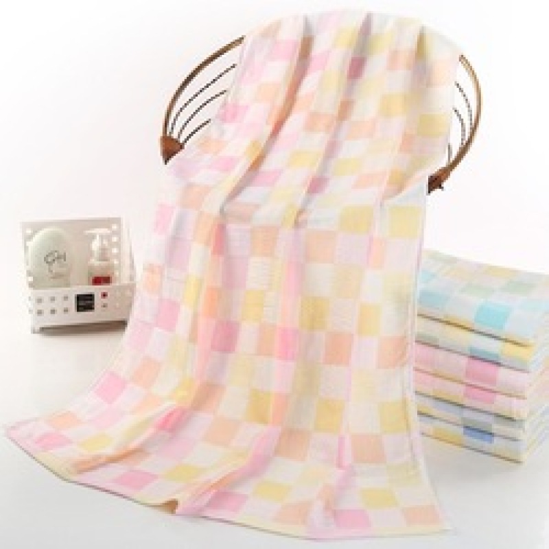 Soft Skin-friendly 100% Cotton Baby Shower Towel, Newborn Baby Safe Muslin Washcloths For Shower Gifts#