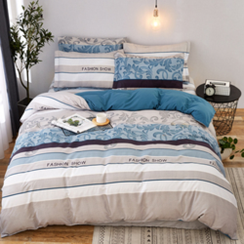 Wholesale Bed Cover Bedding Set King Size, Stock Bedsheets 100% Cotton Bedding+Set/