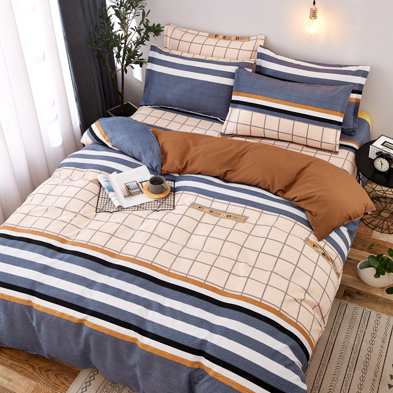 Wholesale Bed Cover Bedding Set King Size, Stock Bedsheets 100% Cotton Bedding+Set/
