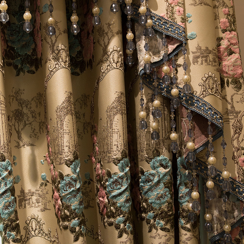 China Import latest Items Ready Made Blackout Cortinas,Europa Kitchen Curtains Window Curtains/