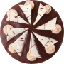 Can Be Customized Printed Cholocates Food Blanket, 150cm Cake Blanket#
