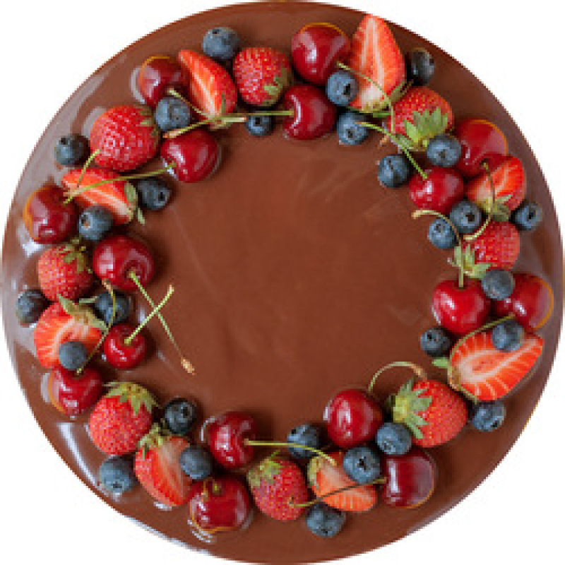 Can Be Customized Printed Cholocates Food Blanket, 150cm Cake Blanket#