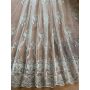 Simple European style shading gauze integrated finished living room bedroom luxurious atmosphere embroidered curtain/