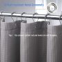 Amazon Grey  Waffle Weave Hotel Quality Bathroom 72x72 Inches 100%Polyester Shower Curtain, Heavy Duty Fabric Shower Curtain/