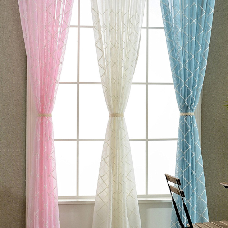 hot selling new design bedroom double sided indian embroidery curtains