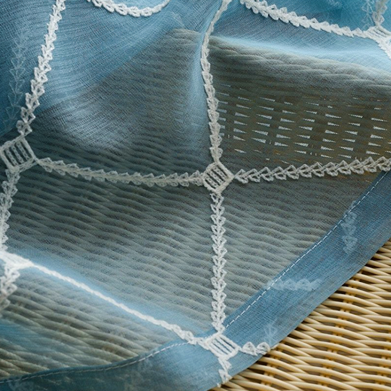 hot selling new design bedroom double sided indian embroidery curtains