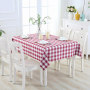 China  Plaid Round Polyester Table Cover Waterproof Iolproof Coffee Table Cloth table linens party tablecloths wedding