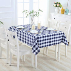 China  Plaid Round Polyester Table Cover Waterproof Iolproof Coffee Table Cloth table linens party tablecloths wedding