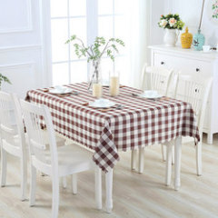 China  Plaid Round Polyester Table Cover Waterproof Iolproof Coffee Table Cloth table linens party tablecloths wedding