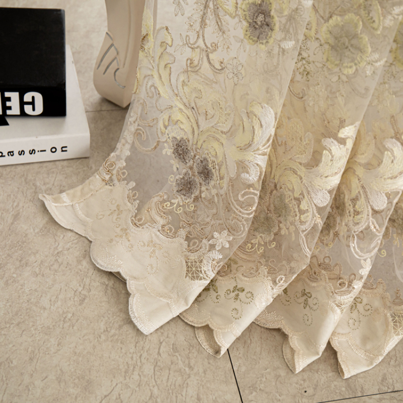 Europa turkish curtain, Contener home embroid sheer modele de rideaux salon/