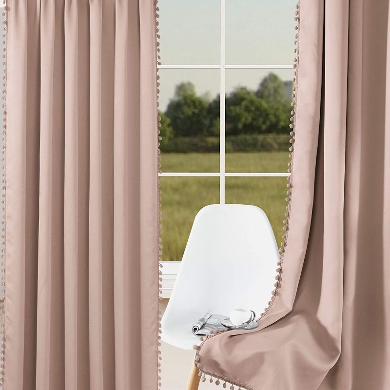 Pam Pam lace Blackout Curtains Window  Thick window Curtain High Shading Drapes Blinds\