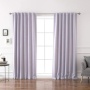 Cheap custom lilac home decor hanging elegant curtains for the living room