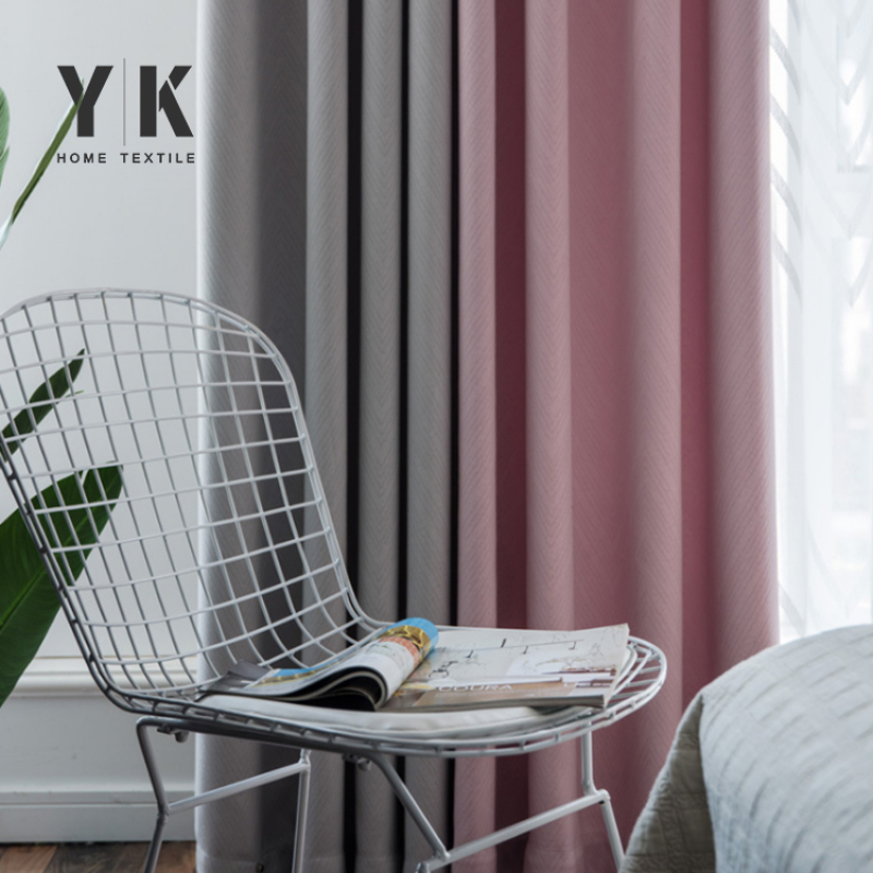 high quality modern tape curtain weights blackout europe curtain for hotel